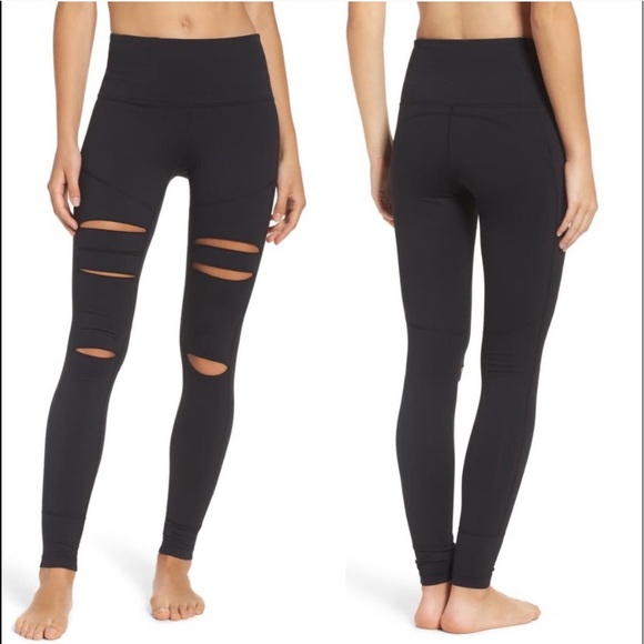 Zella Pants - Zella Cece High Waist Open Knee Leggings